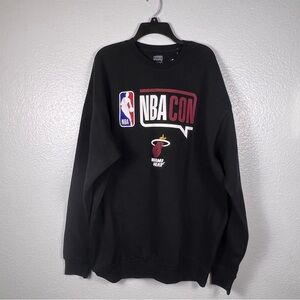 Miami Heat NBA Con Black Sweater Size 2XL
